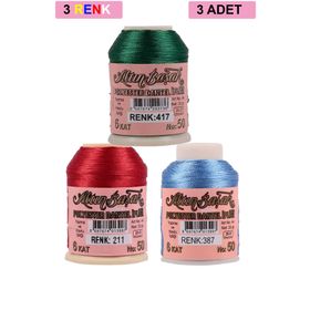 Altınbaşak Royaleks No: 211-387-417 3 Adet 20 gr Oya ve Dantel İpi