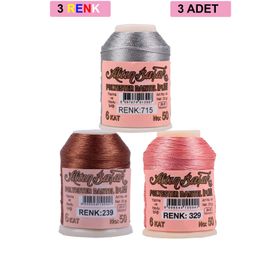 Altınbaşak Royaleks No: 239-329-715 3 Adet 20 gr Oya ve Dantel İpi