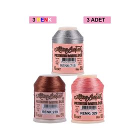 Altınbaşak Royaleks No: 239-329-715 3 Adet 20 gr Oya ve Dantel İpi