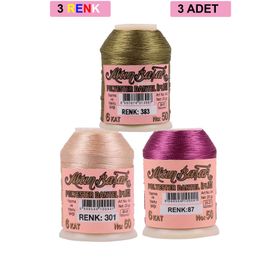 Altınbaşak Royaleks No: 301-087-383 3 Adet 20 gr Oya ve Dantel İpi