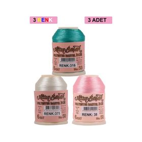 Altınbaşak Royaleks No: 375-038-316 3 Adet 20 gr Oya ve Dantel İpi