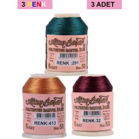Altınbaşak Royaleks No: 413-032-291 3 Adet 20 gr Oya ve Dantel İpi