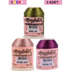 Altınbaşak Royaleks No: 426-078-434 3 Adet 20 gr Oya ve Dantel İpi