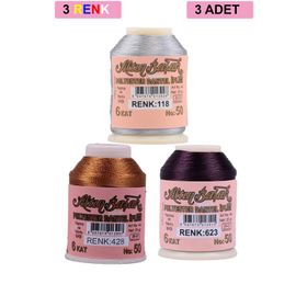 Altınbaşak Royaleks No: 428-623-118 3 Adet 20 gr Oya ve Dantel İpi
