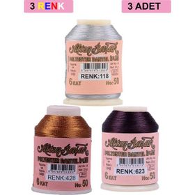 Altınbaşak Royaleks No: 428-623-118 3 Adet 20 gr Oya ve Dantel İpi
