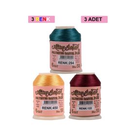 Altınbaşak Royaleks No: 450-122-294 3 Adet 20 gr Oya ve Dantel İpi