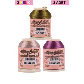 Altınbaşak Royaleks No: 548-830-658 3 Adet 20 gr Oya ve Dantel İpi