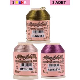 Altınbaşak Royaleks No: 548-830-658 3 Adet 20 gr Oya ve Dantel İpi