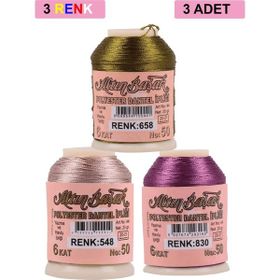 Altınbaşak Royaleks No: 548-830-658 3 Adet 20 gr Oya ve Dantel İpi