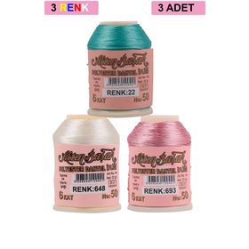 Altınbaşak Royaleks No: 648-693-022 3 Adet 20 gr Oya ve Dantel İpi