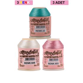 Altınbaşak Royaleks No: 648-693-022 3 Adet 20 gr Oya ve Dantel İpi