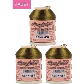Altınbaşak Royaleks No: 658 20 gr 3 Adet Oya ve Dantel İpi