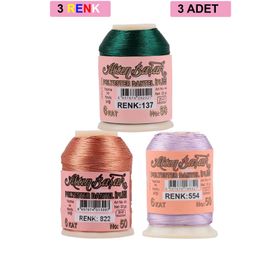 Altınbaşak Royaleks No: 822-554-137 3 Adet 20 gr Oya ve Dantel İpi