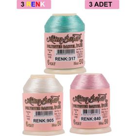 Altınbaşak Royaleks No: 905-840-317 3 Adet 20 gr Oya ve Dantel İpi
