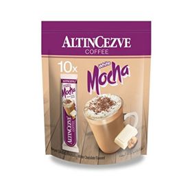 Altıncezve Coffee 10'lu 17 gr Beyaz Çikolata Aromalı White Mocha Hazır Kahve