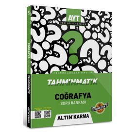 Altınkarma Tahminmatik AYT Coğrafya Soru Bankası