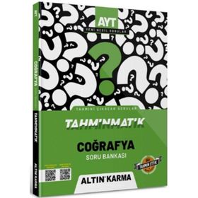 Altınkarma Tahminmatik AYT Coğrafya Soru Bankası