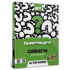 Altınkarma Tahminmatik AYT Coğrafya Soru Bankası