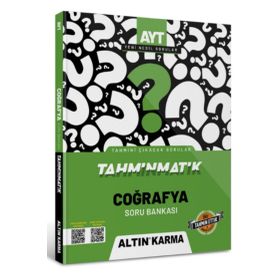 Altınkarma Tahminmatik AYT Coğrafya Soru Bankası