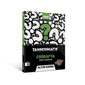 Altınkarma Yayınları Tyt Tahminmatik Coğrafya Soru Bankası