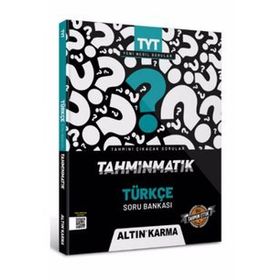 Altınkarma Yayınları Tyt Tahminmatik Türkçe Soru Bankası