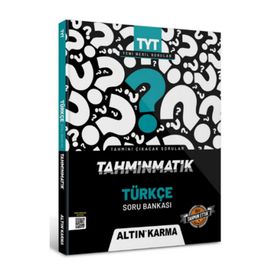 Altınkarma Yayınları Tyt Tahminmatik Türkçe Soru Bankası