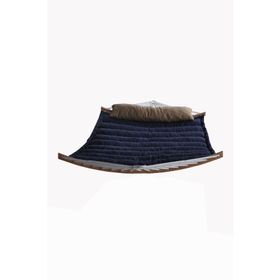 Altınoluk Hamak Oval Tahtalı Dolgulu Çift Kişilik Yastıklı Hamak