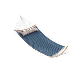 Altınoluk Hamak Oval Tahtalı Yeni Çift Kişilik Yastıklı Kumaş İndigo Hamak