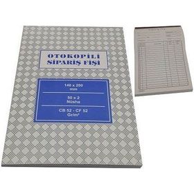 Altınyıldız 14x20 Otokopili Sipariş Fişi