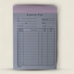 Altınyıldız 14x20 Otokopili Sipariş Fişi