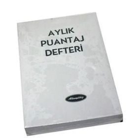 Altınyıldız Aylık Puantaj Büyük Defteri