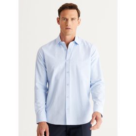 Altınyıldız Classics 4A2024100012 Açık Mavi Slim Fit Klasik Yaka Erkek Gömlek