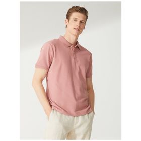 Altınyıldız Classics 4A4820200001 Düz Gül Kurusu Erkek Polo T-Shirt