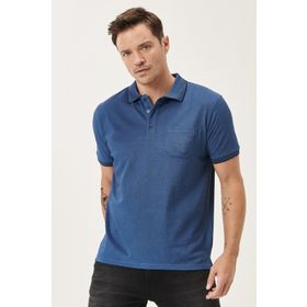 Altınyıldız Classics 4A4820200004 Polo Yaka Comfort Fit Düz Kiremit Melanj Erkek T-Shirt