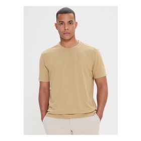 Altınyıldız Classics 4A4824200060 Vizon Erkek T-Shirt