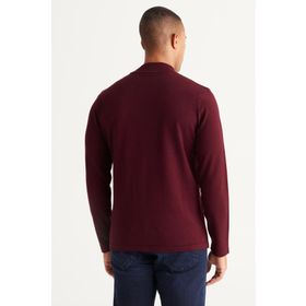 Altınyıldız Classics 4A4924100057 Bordo Yarım Balıkçı Yaka Standart Erkek Kazak