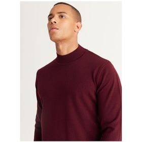 Altınyıldız Classics 4A4924100057 Bordo Yarım Balıkçı Yaka Standart Erkek Kazak