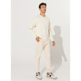 Altınyıldız Classics 4A5223200008 Bisiklet Yaka Ekru Erkek Sweatshirt