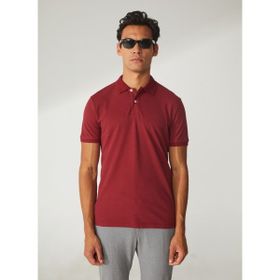 Altınyıldız Classics 4A9000000001 Polo Yaka Bordo Erkek T Shirt