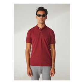 Altınyıldız Classics 4A9000000001 Polo Yaka Bordo Erkek T Shirt