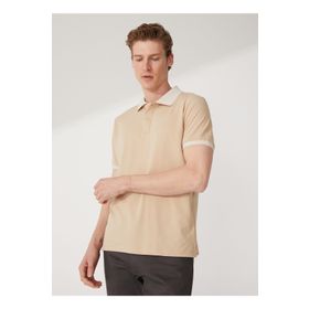 Altınyıldız Classics 4A9000000003 Polo Yaka Açık Bej Erkek T Shirt