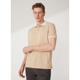 Altınyıldız Classics 4A9000000003 Polo Yaka Açık Bej Erkek T Shirt