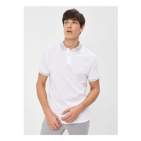 Altınyıldız Classics 4A9000000003 Polo Yaka Beyaz Erkek T Shirt