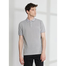 Altınyıldız Classics 4A9000000003 Polo Yaka Gri Beyaz Erkek T Shirt