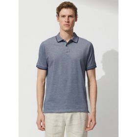 Altınyıldız Classics 4A9000000003 Polo Yaka Lacivert Beyaz Erkek T Shirt