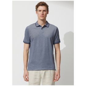 Altınyıldız Classics 4A9000000003 Polo Yaka Lacivert Beyaz Erkek T Shirt