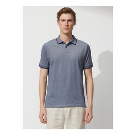 Altınyıldız Classics 4A9000000003 Polo Yaka Lacivert Beyaz Erkek T Shirt