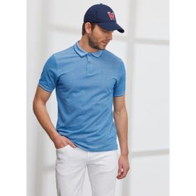 Altınyıldız Classics 4A9000000003 Polo Yaka Saks Melanj Erkek T Shirt