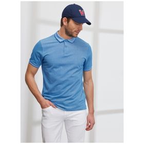 Altınyıldız Classics 4A9000000003 Polo Yaka Saks Melanj Erkek T Shirt