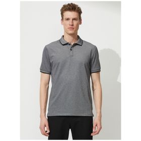 Altınyıldız Classics 4A9000000003 Polo Yaka Siyah Beyaz Erkek T Shirt